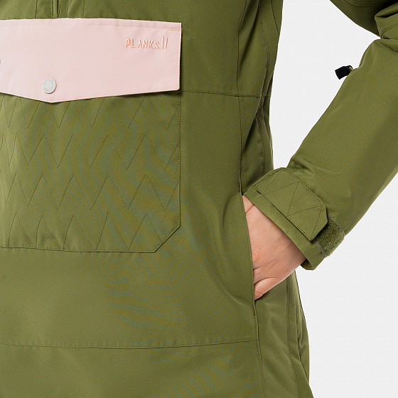 

Анорак Planks, Хаки;army green light, Overstoke Anorak 2022 Army Green Light