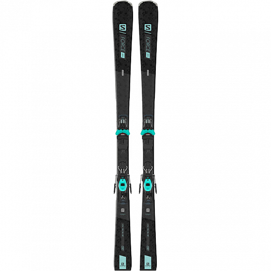 

Комплект лыжи крепления Salomon, Черный;серый;black;light blue, E S/Force W 7 + M10 Gw 2022 Black / Light Blue