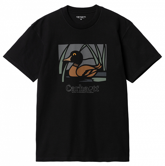 

Футболка Carhartt Wip, Black;черный, S/S Duck Pond T-Shirt 2022 BLACK