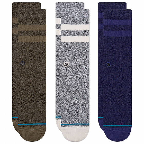 

Носки Stance, Серый;синий;grey, The Joven 3 Pack GREY