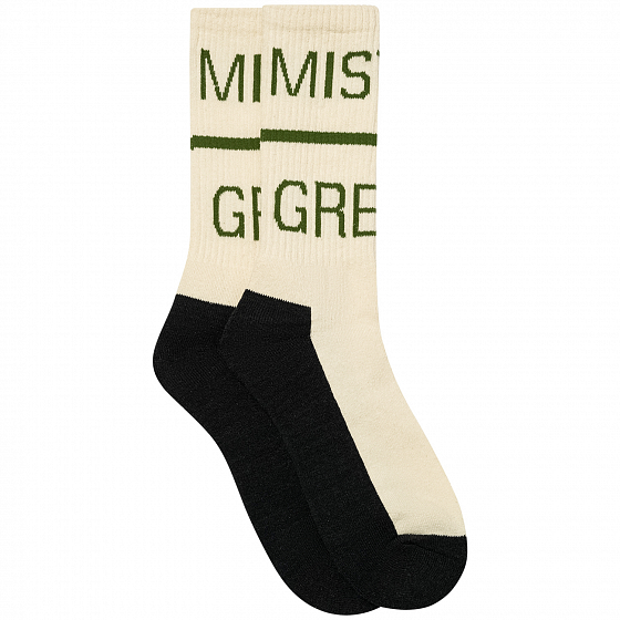 

Носки Mister Green, Черный;бежевый;white, Mister Green Swiss Wordmark 2022 White