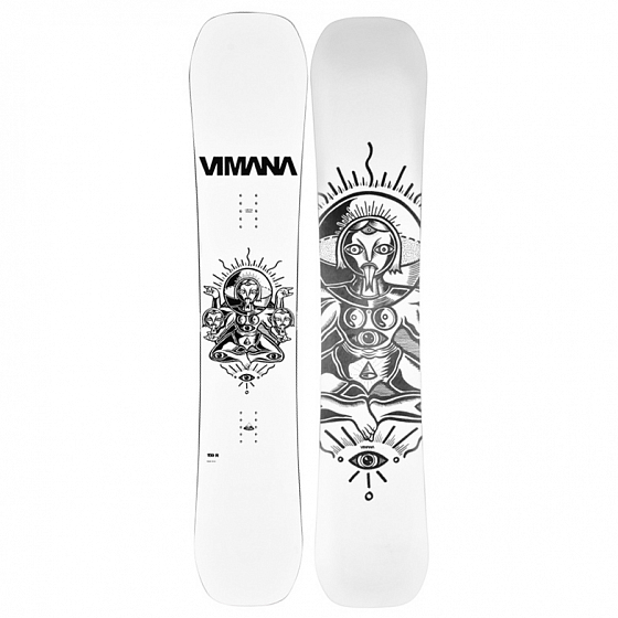 

Сноуборд Vimana, White;белый;серый, Motherbrain Rocker Twin 2020 White