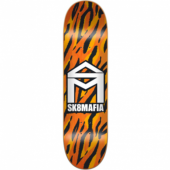 

Дека скейтборд Sk8Mafia, 7;75;оранжевый;синий, House Logo Bengal Deck 2022 7,75