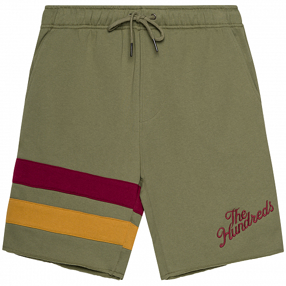 

Шорты The Hundreds, Черный;хаки;olive, Ashton Cut Off Sweatshorts 2021 Olive