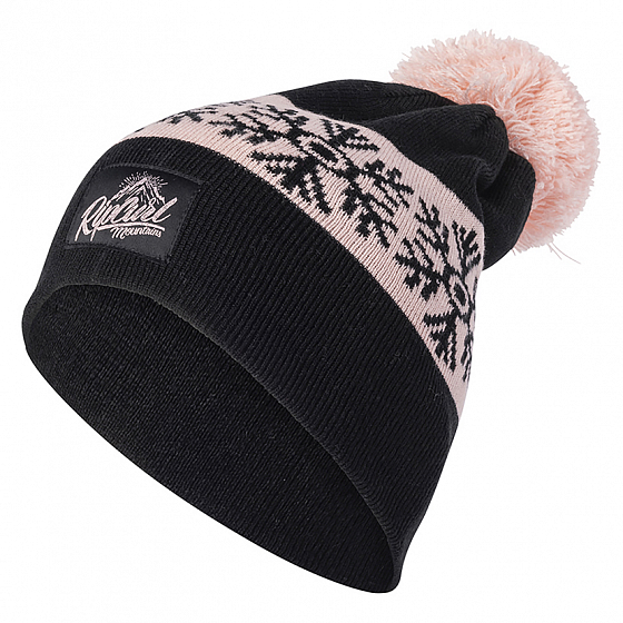 

Шапка Rip Curl, Jet black;черный;серый, Flake Beanie JET BLACK