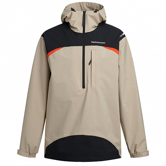 

Анорак Peak Performance, Коричневый;черный;красный;celsian beige;black;su, M Stowaway Anorak 2021 CELSIAN BEIGE/BLACK/SU