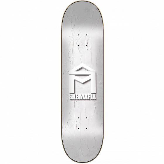 

Дека скейтборд Sk8Mafia, Серый;белый;8;25, House Logo Wall Deck 2022 8,25