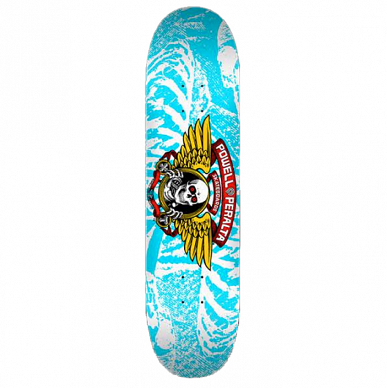 

Дека скейтборд Powell Peralta, Голубой;мятный;white;blue, Winged Ripper 2023 WHITE / BLUE