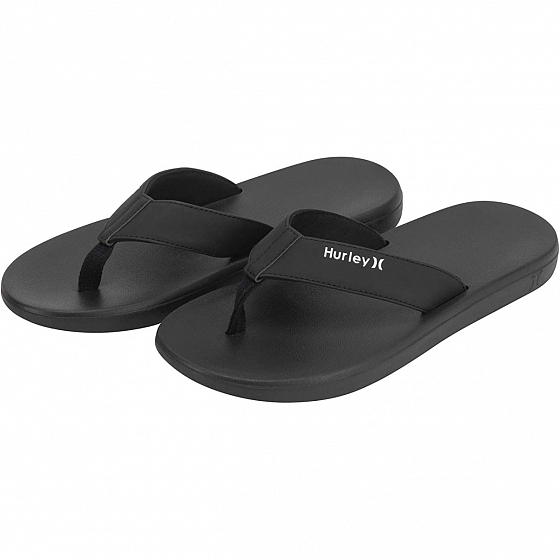 

Шлепанцы Hurley, Серый;black;white, M Crest Flip Flop 2022 BLACK/WHITE