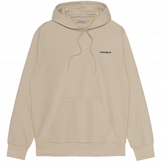 

Толстовка Carhartt Wip, Коричневый;бежевый;wall;black, Hooded Script Embroidery Sweatshirt 2022 WALL/BLACK