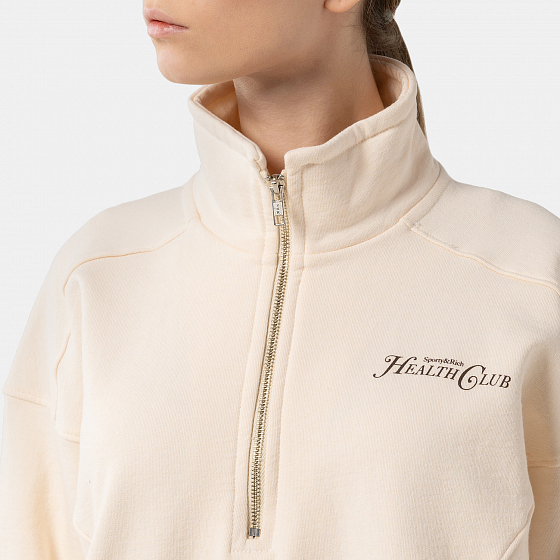 

Толстовка Sporty &Amp; Rich, Белый;cream, Rizolli Quarter Zip 2023 CREAM