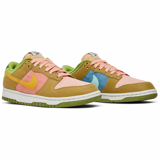 

Низкие кеды Nike, Arctic orange;sanded gold-vivid green, Dunk Low «Sun Club» ARCTIC ORANGE/SANDED GOLD-VIVID GREEN