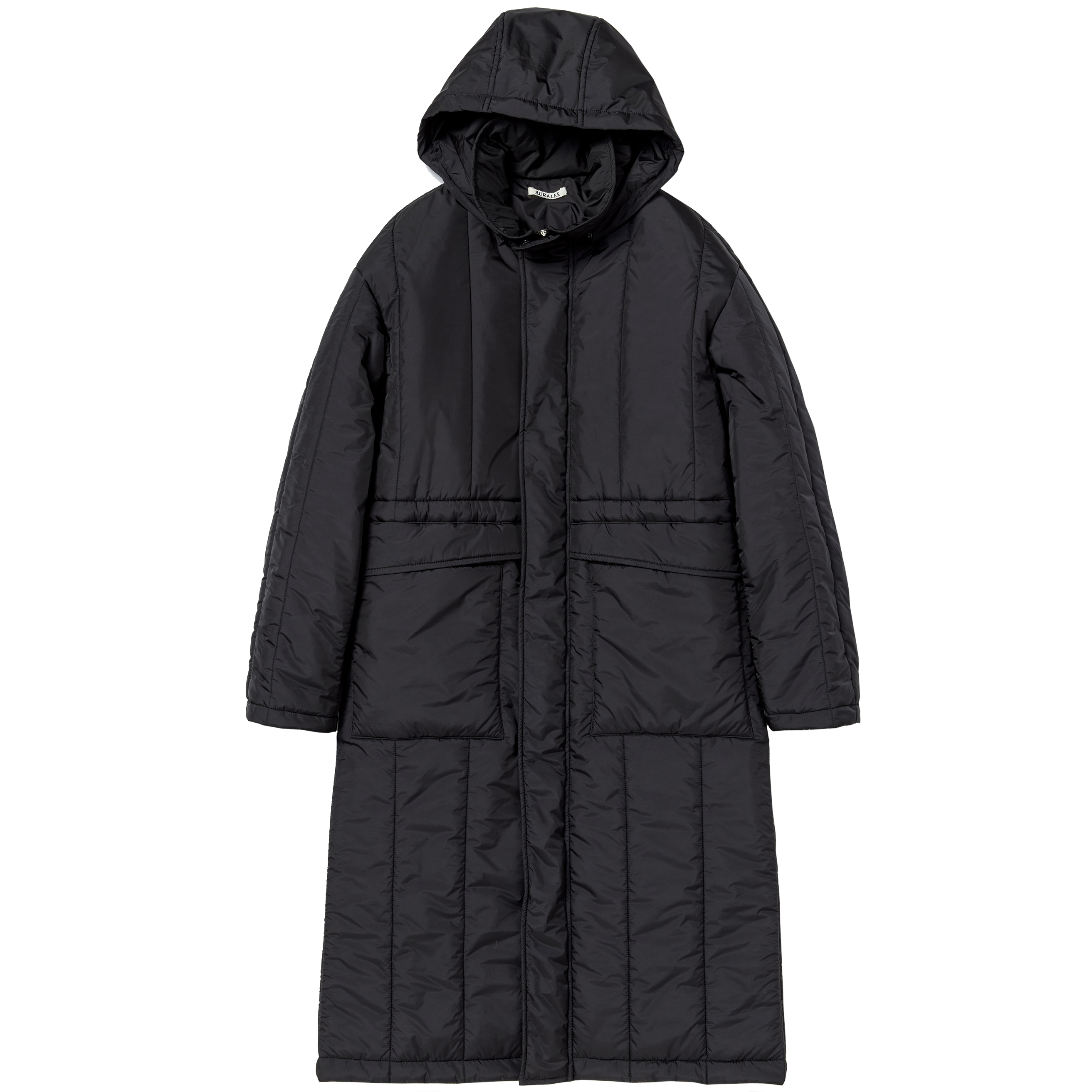 Пальто AURALEE Super Light Airy Nylon Padded Coat FW22 купить в