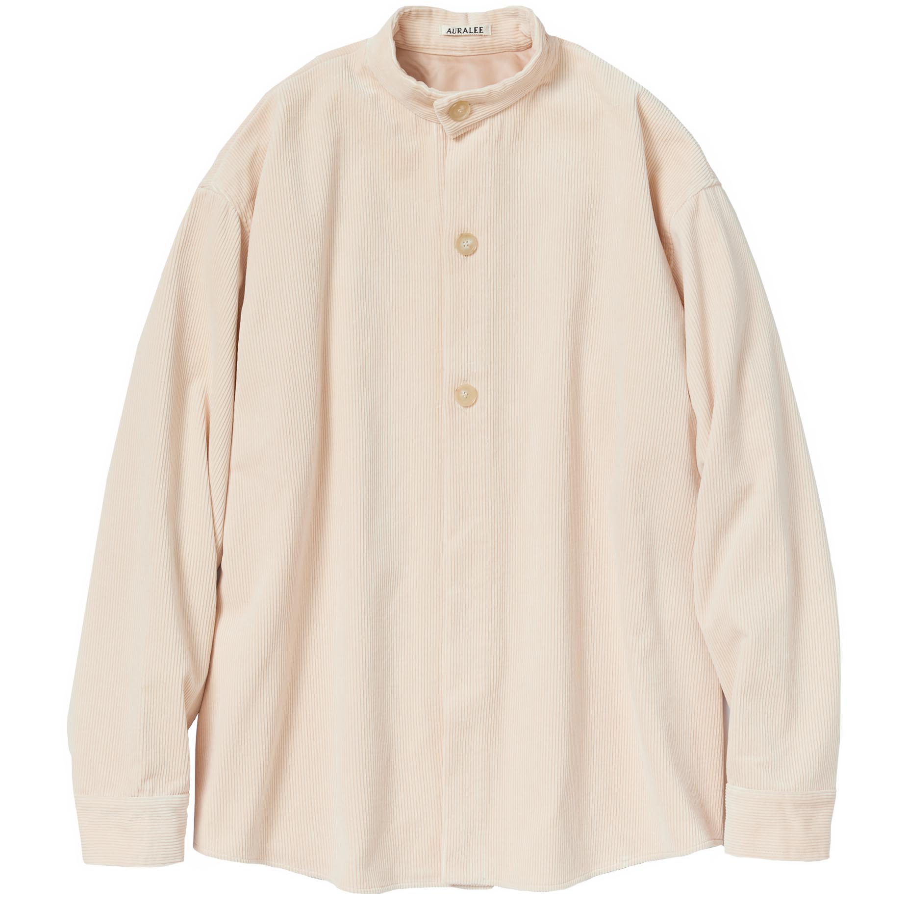 auralee washed corduroy shirts jacket