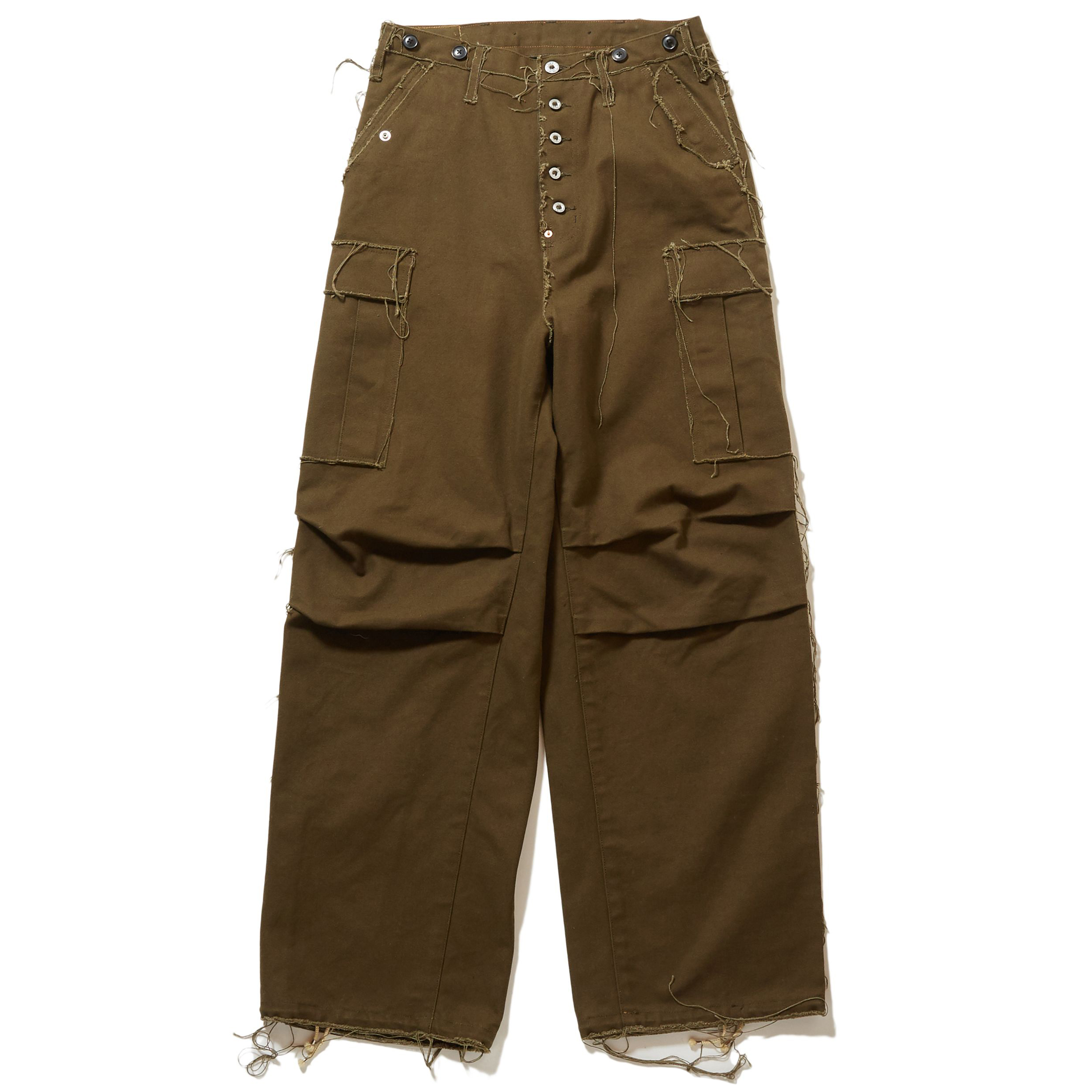 Брюки SUGARHILL Raw-edge Canvas Cargo Pants FW24 — купить в